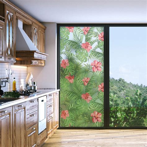 decorative static cling window film